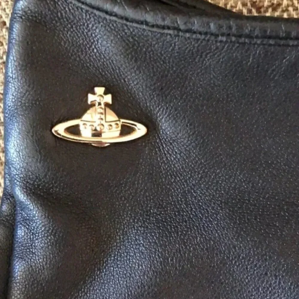Authentic Vintage Vivienne Westwood Leather Asymmetrical Hobo Bag
